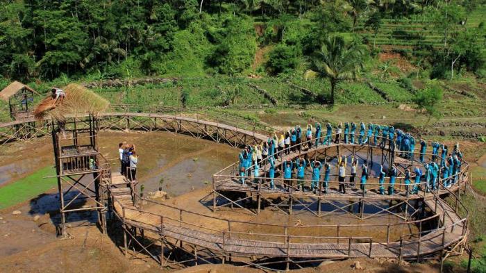 Jembatan Cinta Purbalingga Jawa Tengah