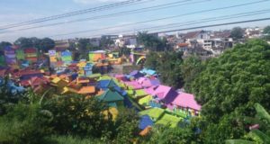 Alamat Dan Rute Menuju Kampung Warna Warni Jodipan Malang, Indahnya Perkampungan Yang Penuh Warna