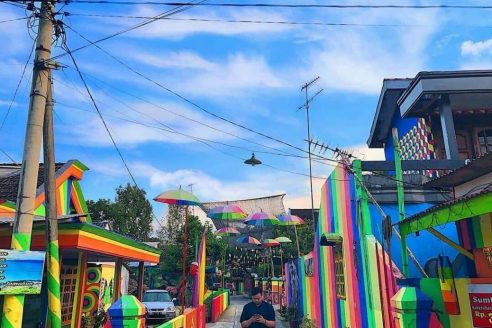 Lokasi dan Rute Kampung Pelangi Tulungagung, Pesona Keindahan Kampung Warna Warni dari Kota Marmer