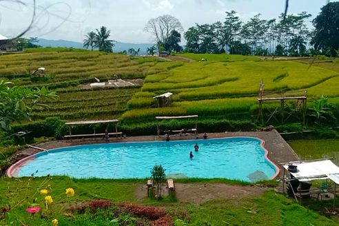 Lokasi dan Harga Tiket Masuk Pagubugan Melung Banyumas, Nikmati Serunya Berenang Ditengah Perbukitan