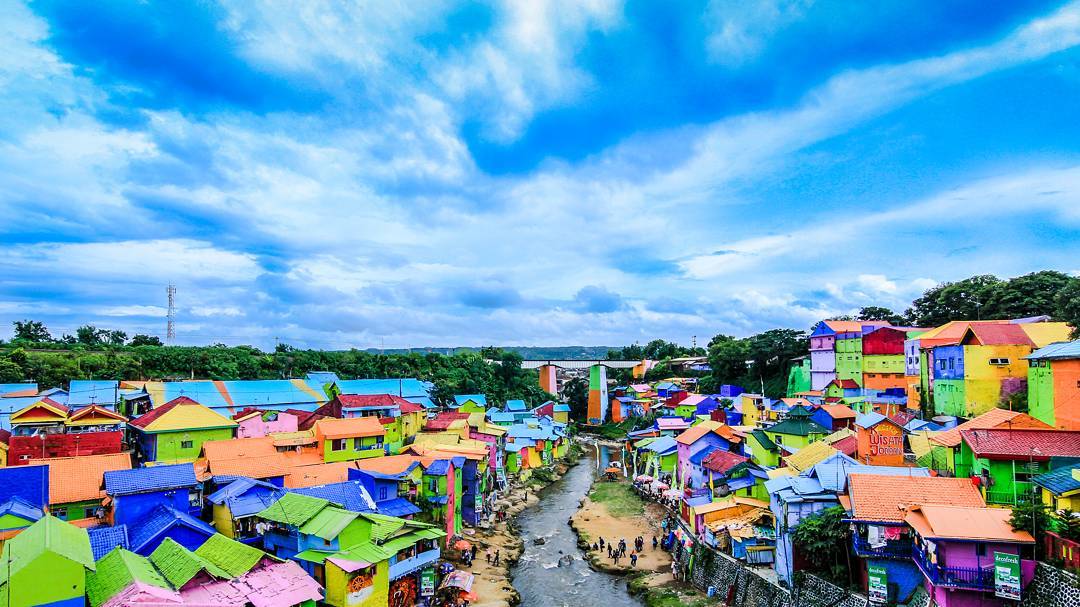 Kampung Hunian Warga Jodipan di Ubah Menjadi Tempat Wisata
