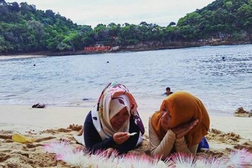 Lokasi dan Harga Tiket Masuk Pantai Pasir Panjang Malang, Suguhan Keindahan Pantai Yang Masih Terjaga Keasriannya